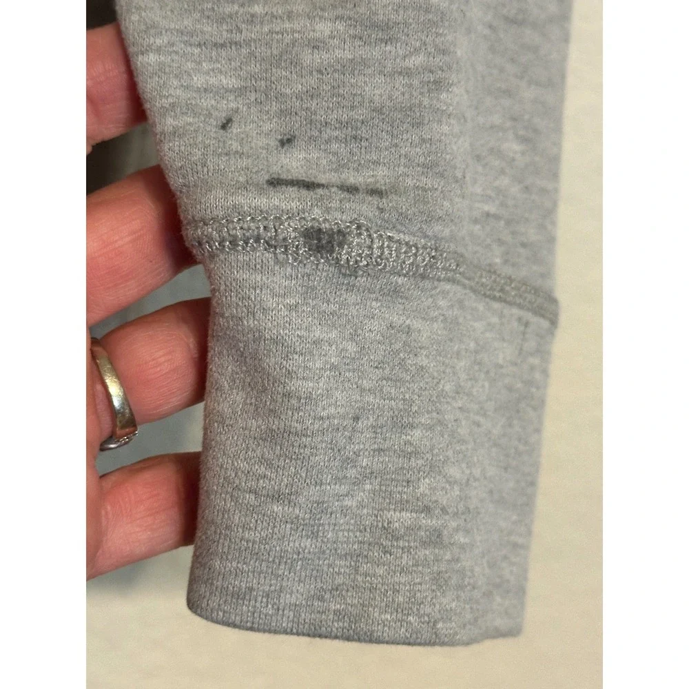 Polo Ralph Lauren Mens L Gray Pullover Hoodie Sweatshirt Logo Preppy college